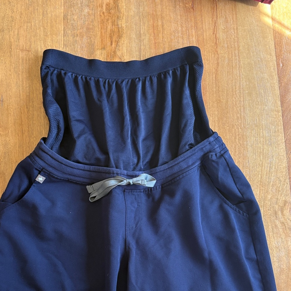 Figs Maternity Navy Blue Scrub Pants